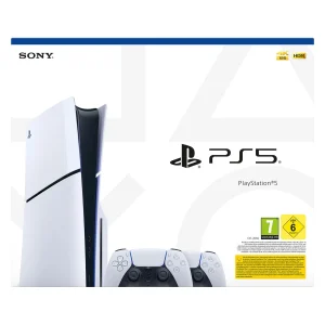 Sony PlayStation 5 Slim Disc Edition 1TB (Two DualSense Controllers)