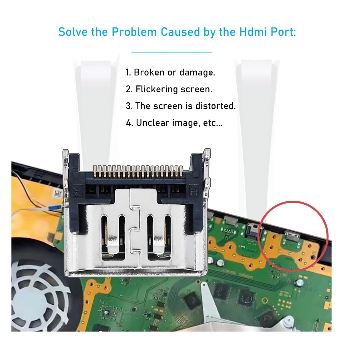 PS5 Console HDMI Port Replacement